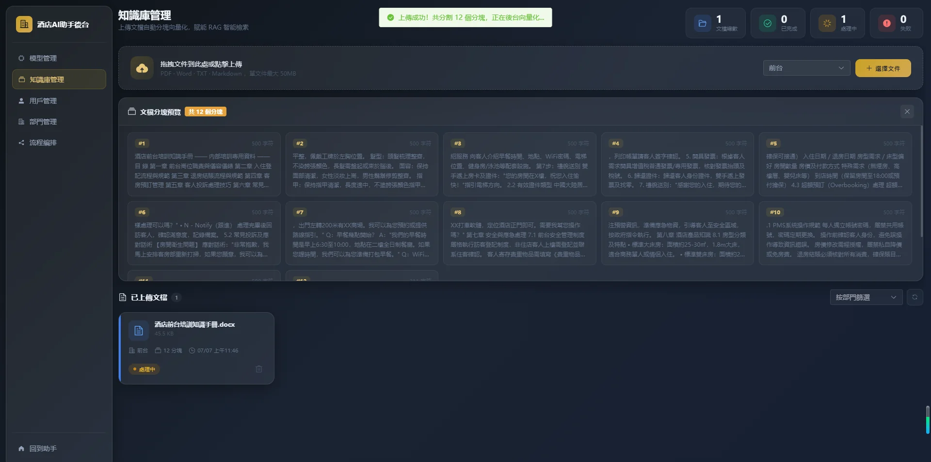 Wynn Macau Hotel AI Assistant System Screenshot 4